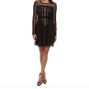 Stef Lace Long Sleeve Above Knee Cocktail Dress